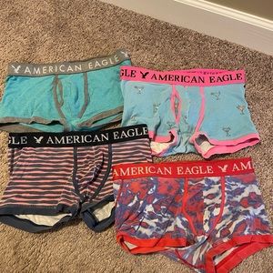 4 Pairs American Eagle Trunks
